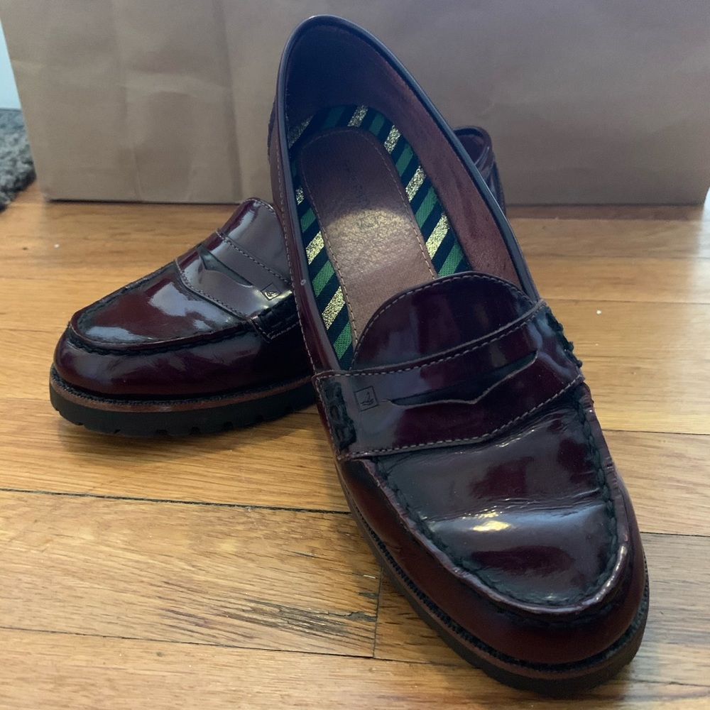 Sperry Patent Leather Loafers